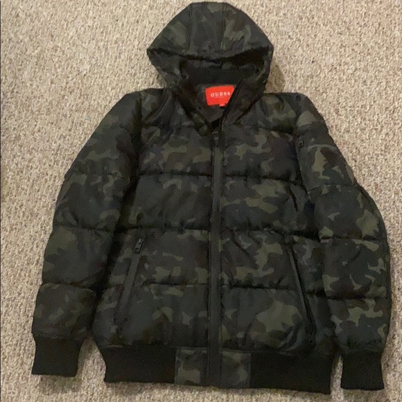 Guess camouflage jacket Clearance